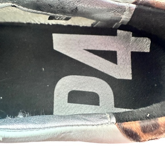 P448 John White Leopard Print Sneakers women's size 38 US 8 ITALY 38  41 US 10.5 - Picture 8 of 13